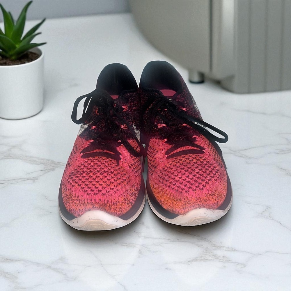 Nike Lunarlon‎ Running Shoes Women's Sneakers Athletic Pink Black Size 7 - Picture 6 of 8